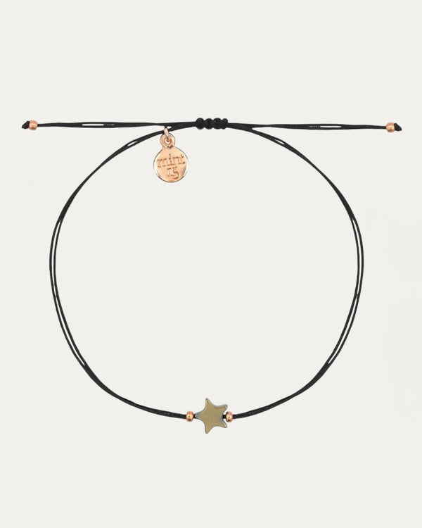 Hematite Star Gold Rose