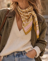 Indian Cotton Scarve - Olive