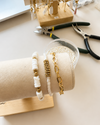 Einfarbige Perle – Gold