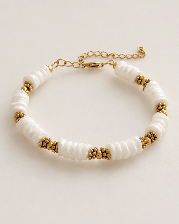 Einfarbige Perle – Gold