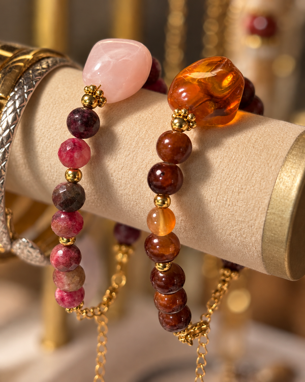 Einfarbige Perle – Gold