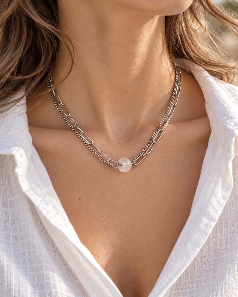 Balance Silver Necklace