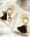 Black Tassel Key Chain