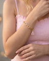 Einfarbige Perle – Gold