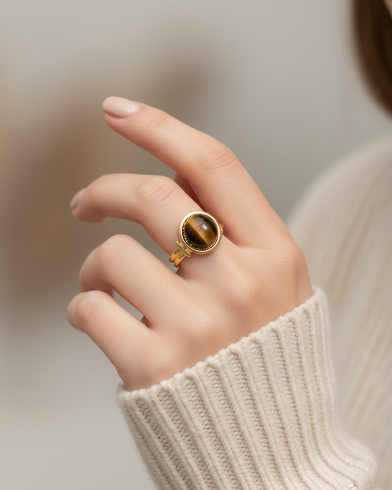 Ring 'Brown Stone'