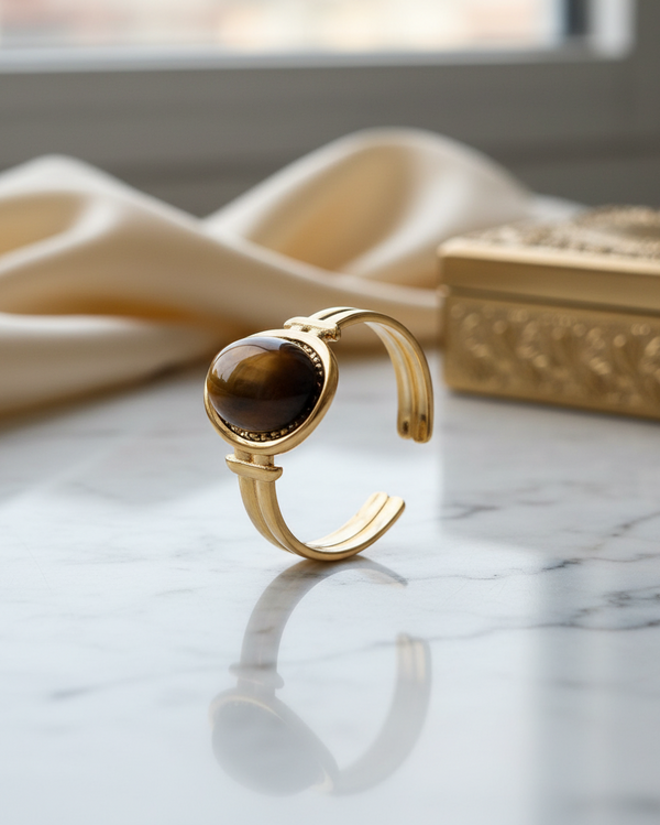 Ring 'Brown Stone'