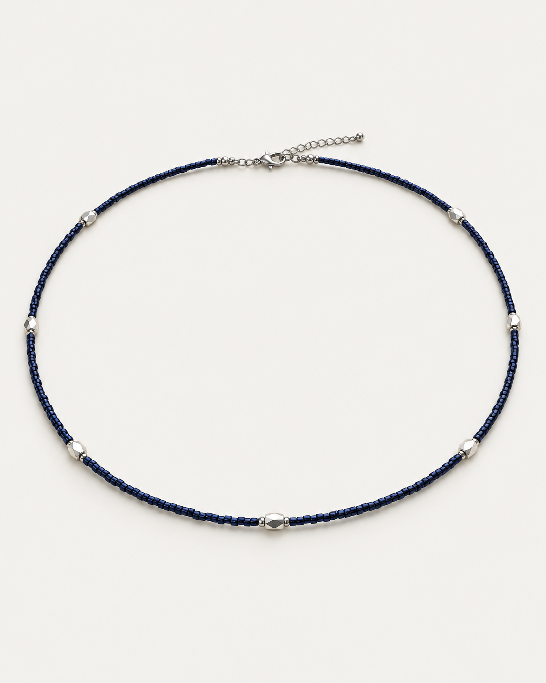 Color Notes Silver Necklace