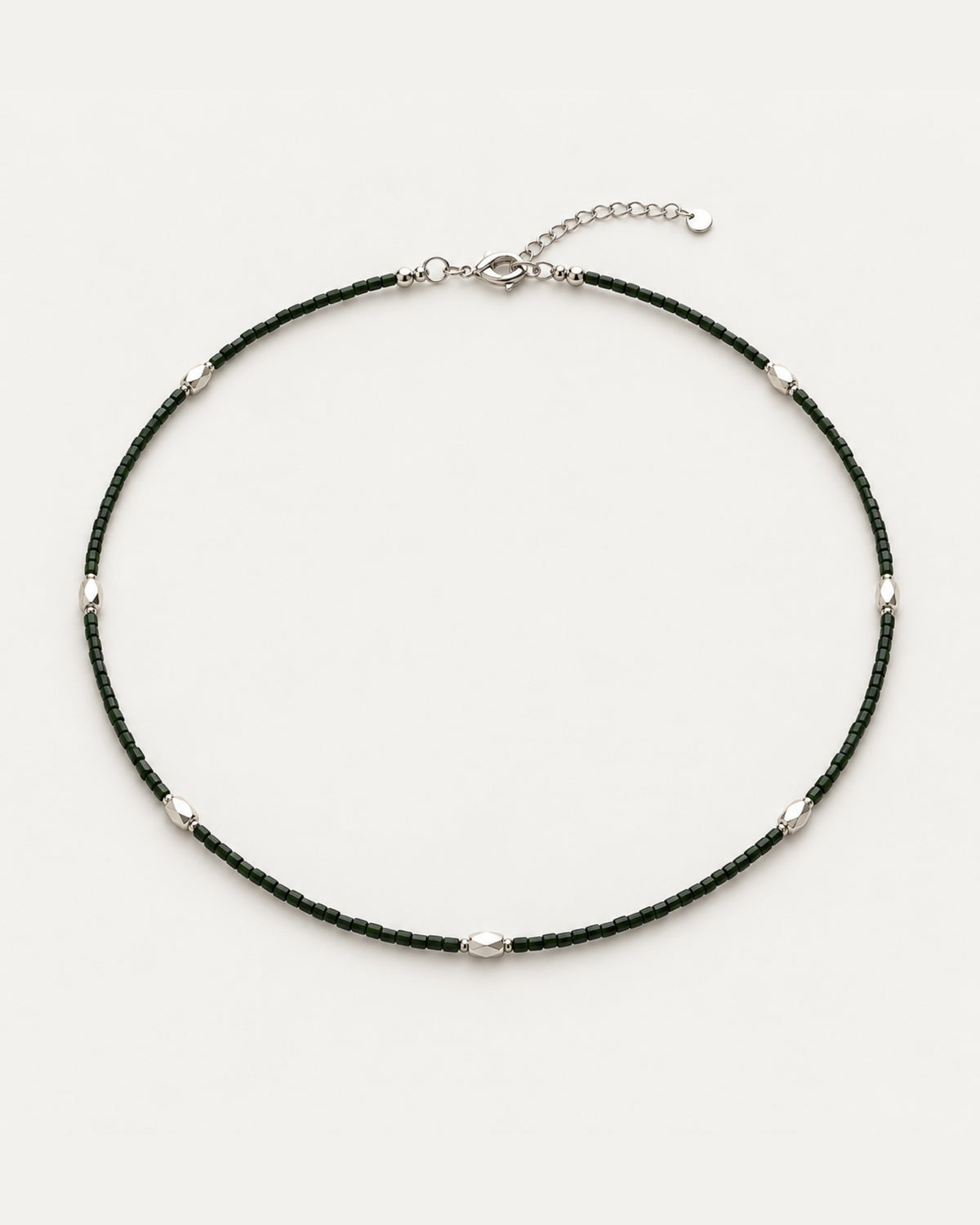 Color Notes Silver Necklace