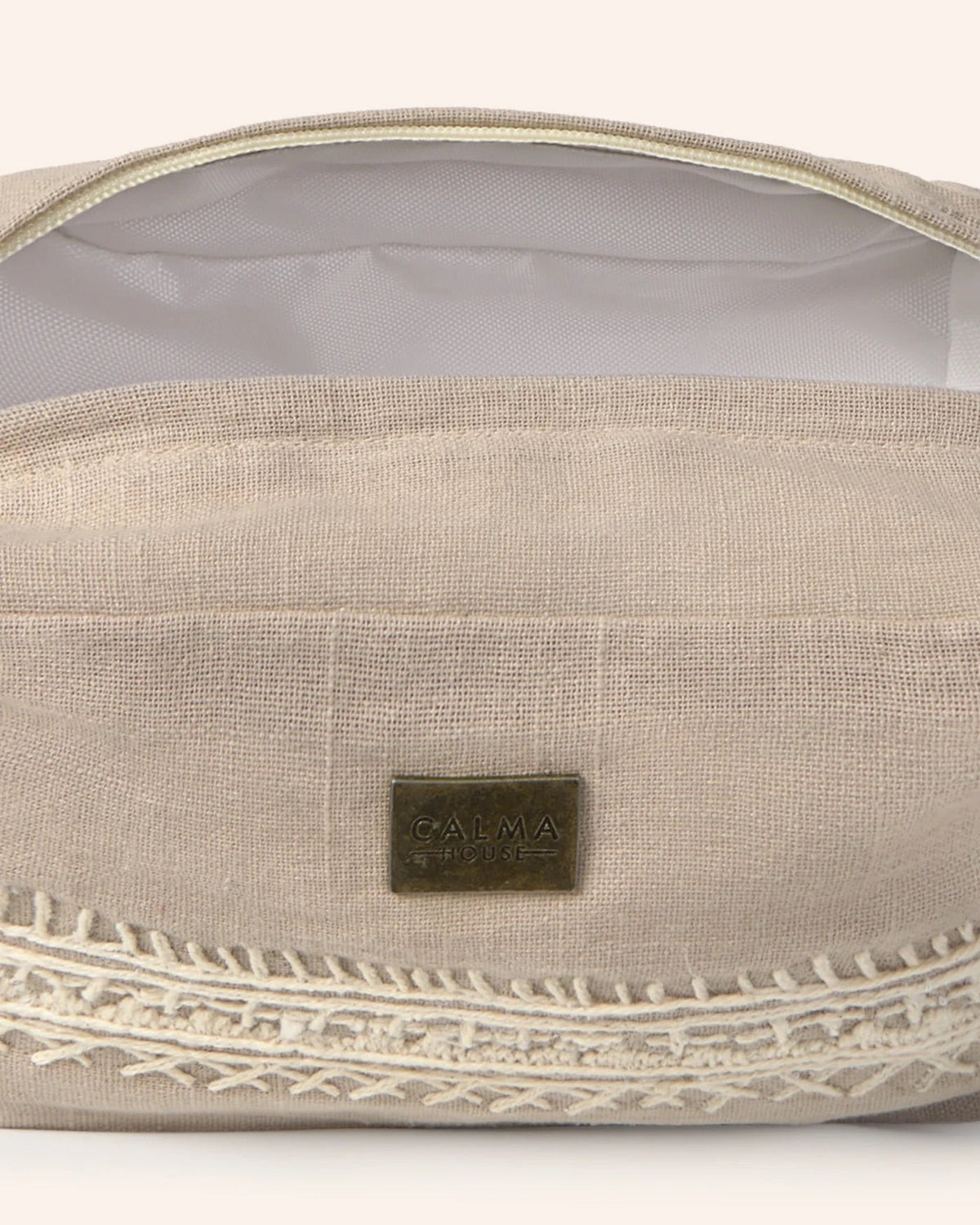 Embroidered Cosmetic Bag