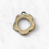 "Flower Charm Silver STC"