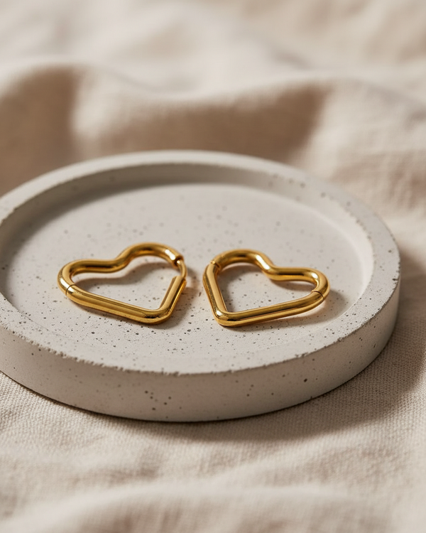 Golden Love Earrings