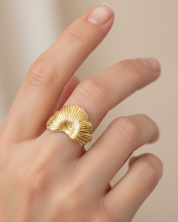Ring 'Big Ginkgo'