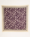Purple Cotton Twill Scarve
