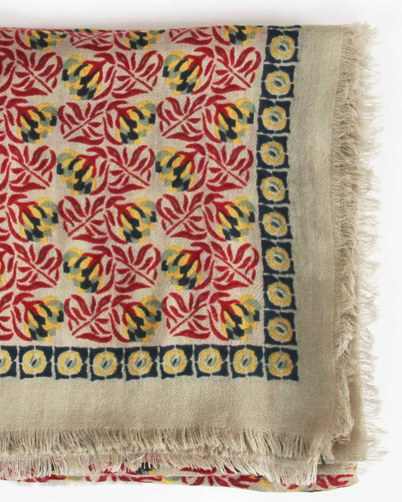 Wool Scarves Poem Red