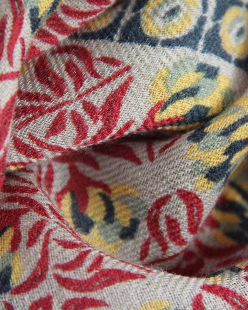 Wool Scarves Poem Red
