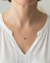 Minimal Point Necklace - Silver
