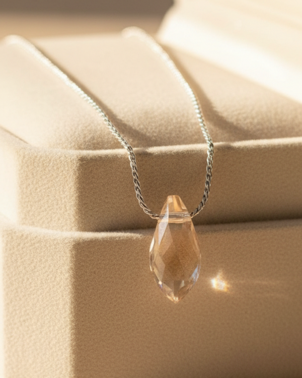 Rose Quartz Teardrop