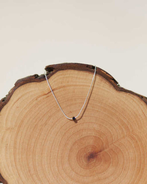 Minimal Point Necklace - Silver