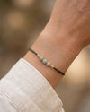 Jade Stone Bracelet - Dark Green