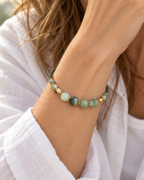 Einfarbige Perle – Gold