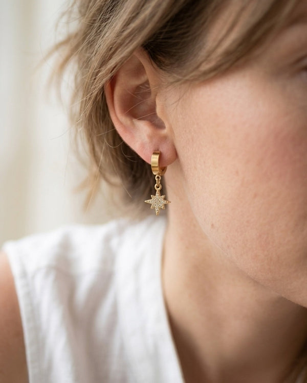 Moon & Star Earrings