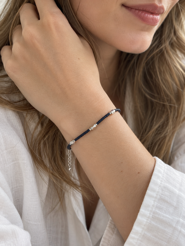 Color Notes Silver Bracelet