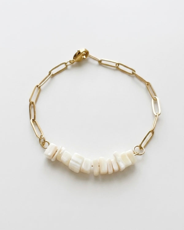 Einfarbige Perle – Gold