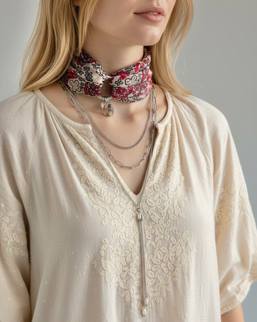 Hoop for Scarves - Silver