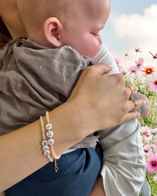 Lovely Messages Gold<br>Customized Bracelet