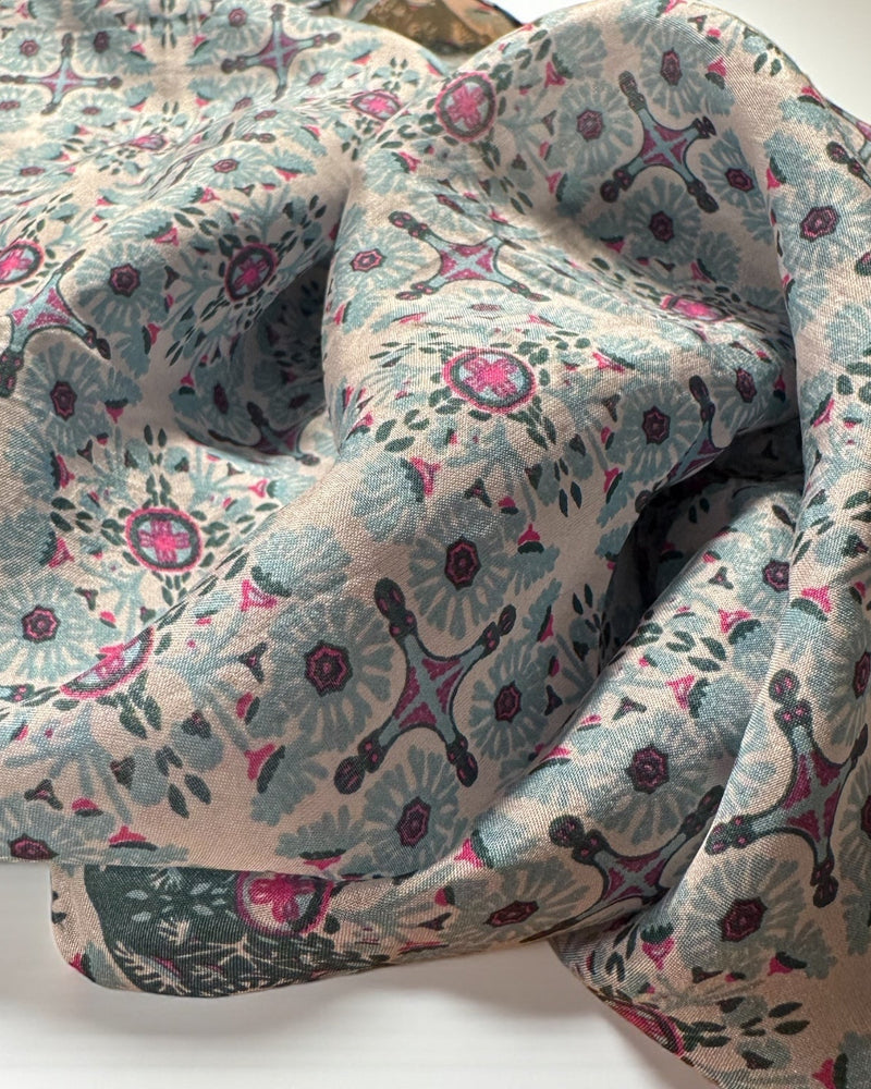 Mini Silk Scarve Agadir - Mint