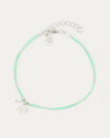 Coin Anklet - Mint Green
