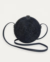 Bali Black Rattan Bag