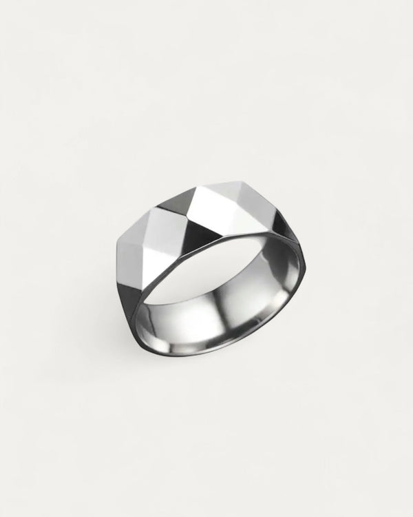Faceted Ring Men