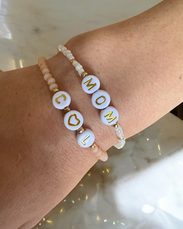 Lovely Messages Gold<br>Customized Bracelet