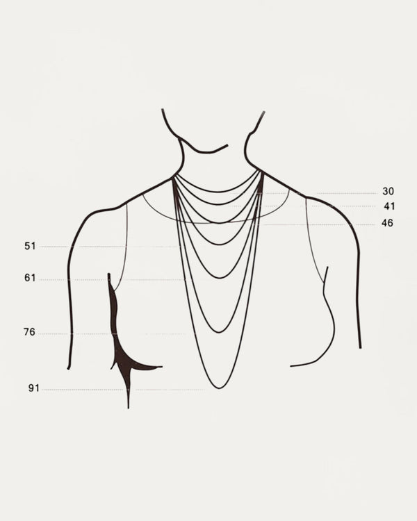 Minimal Point Necklace - Silver