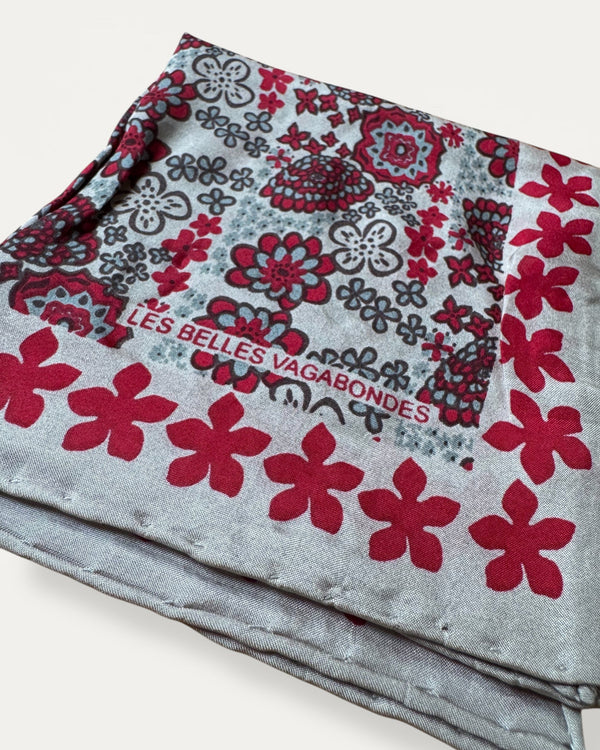 Mini Silk Scarve Caribe - Red