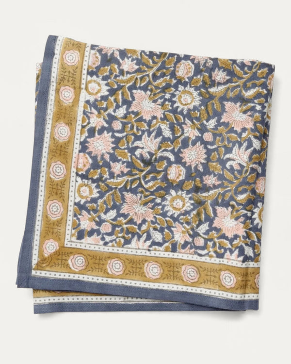 Indian Cotton Scarve - Blue