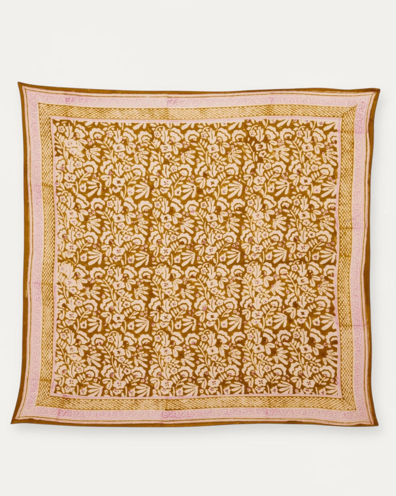 Indian Cotton Scarve - Olive