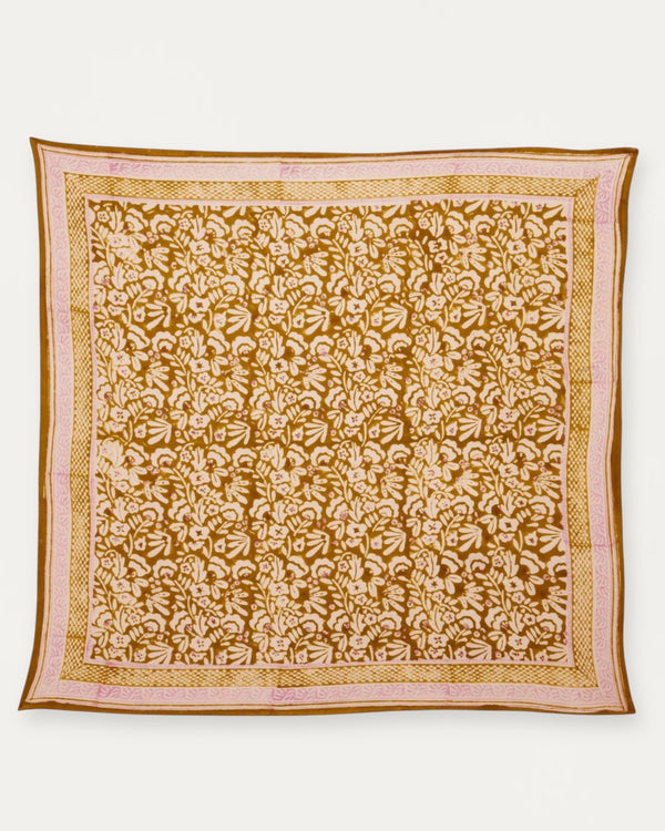 Indian Cotton Scarve - Olive