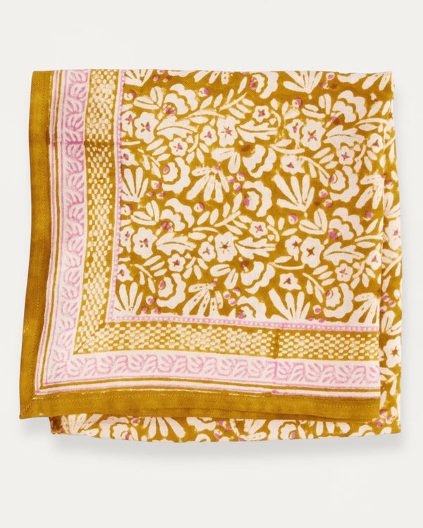 Indian Cotton Scarve - Olive