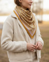Indian Cotton Scarve - Olive