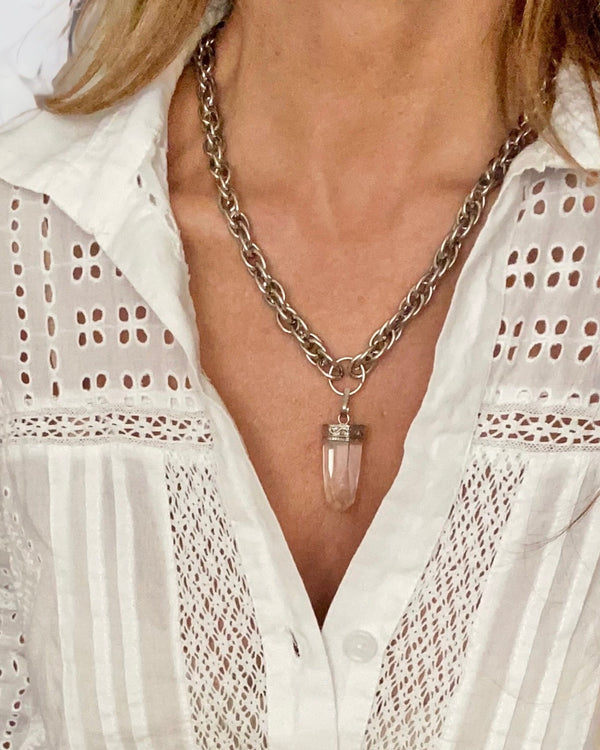 Clear Quartz Necklace