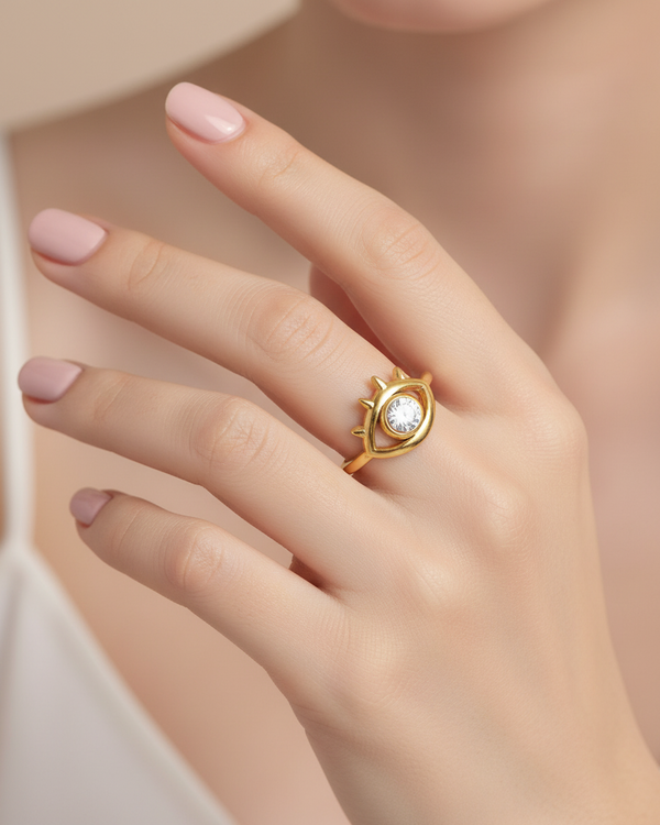 Ring 'Evil Eye Zirconia'