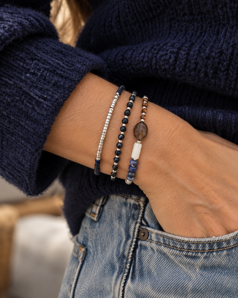 Riverstone Silver Bracelet