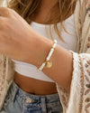Einfarbige Perle – Gold
