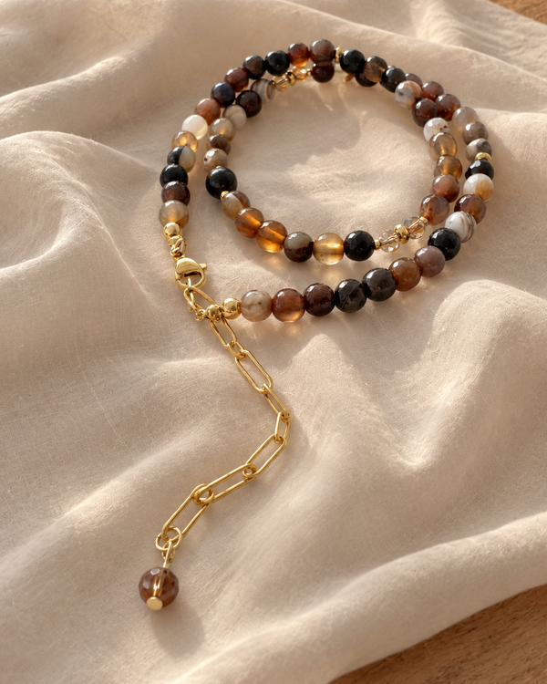 Einfarbige Perle – Gold