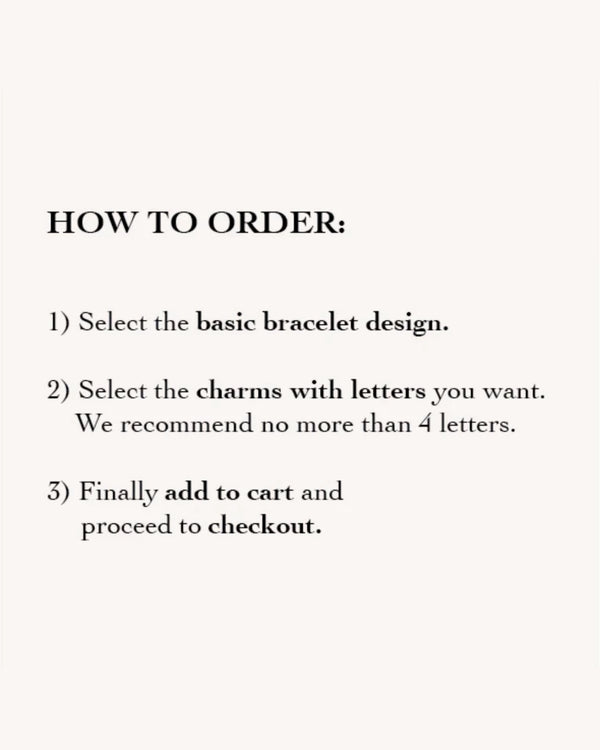 Soul Letters<br>Customized Bracelet