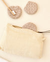Linen Natural Cosmetic Bag/Clutch
