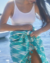 Trani Turquoise Beach Towel/Wrap
