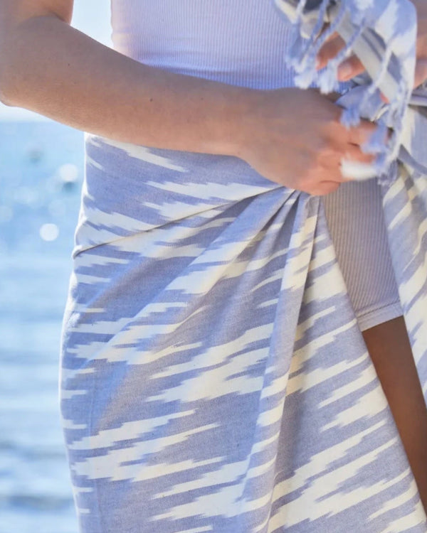 Trani Blue Beach Towel/Wrap
